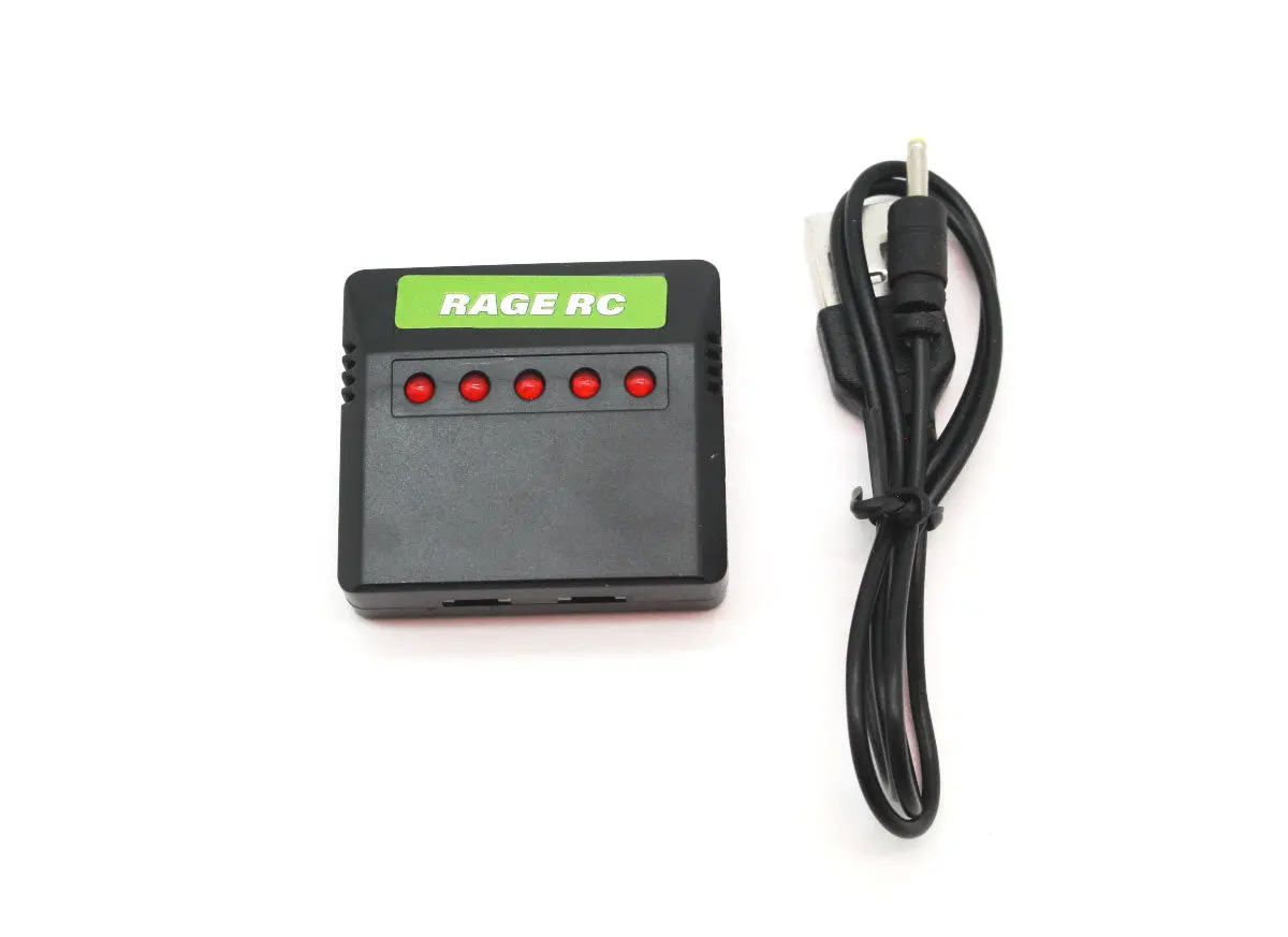 Rage R/C 5-Port 1S Usb Micro Charger Micro Warbirds, Super Cub Mx4 Rgra1351 1