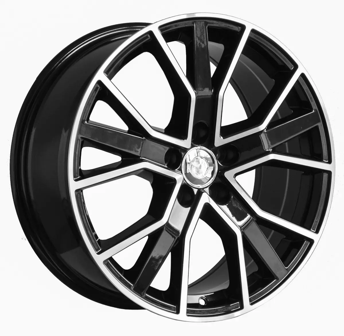 Replica For Audi 1178 Black Polish 18*8 1