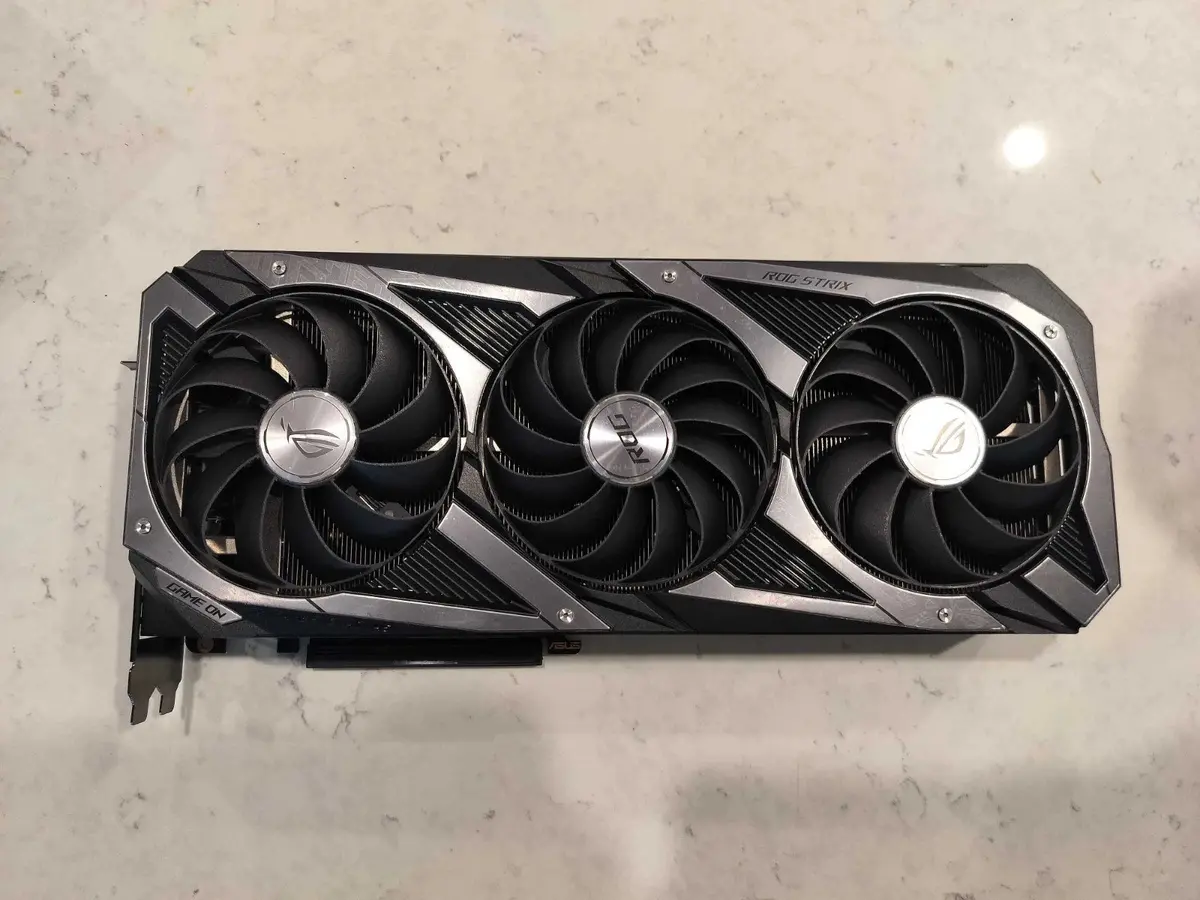 Asus Rog Strix Rtx 3060 Ti V2 8Gb Gddr6 Gaming Graphics Card Used 1