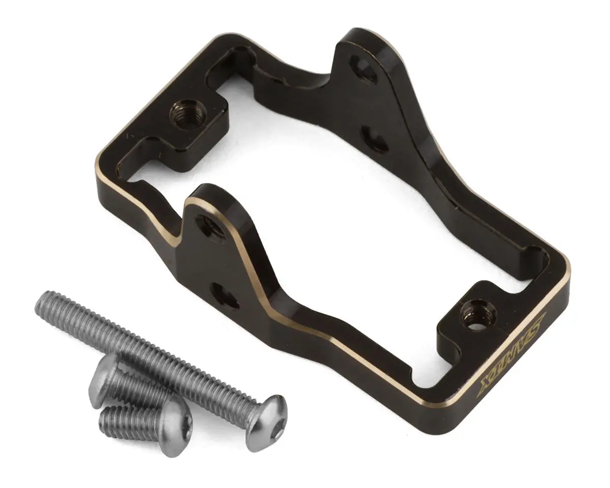 Samix Trx-4M Brass Servo Mount (Black) (11G) (Traxxas/Ecopower) Samtrx4m-4068 1