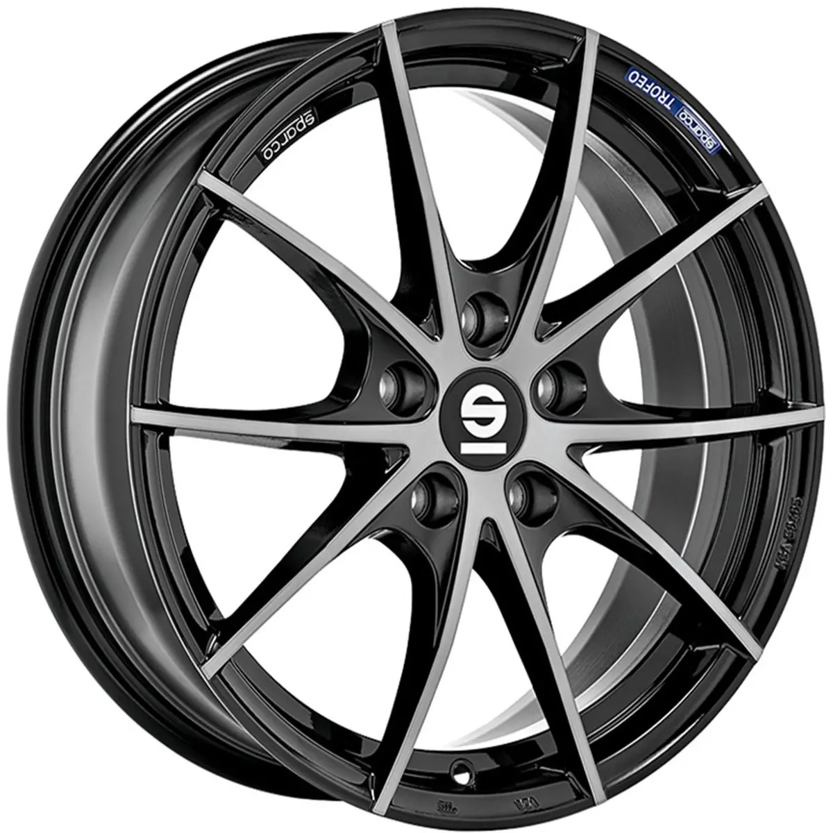 Sparco Wheels Trofeo 5 17*7,5 Fume Black Full Polished 1