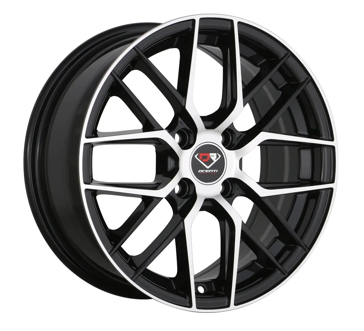 Dcenti Racing Stw555s Black Polished 15*6,5 1