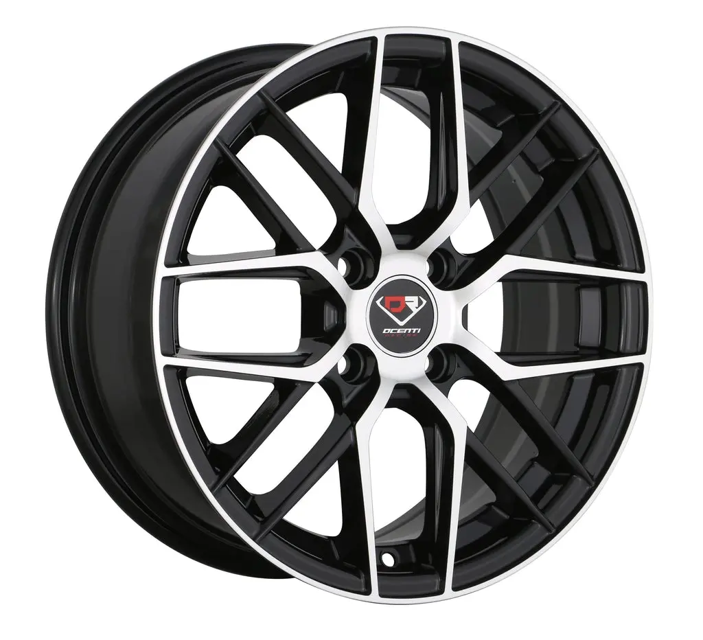 Dcenti Racing Stw555 Black Machined 16*6.5 1