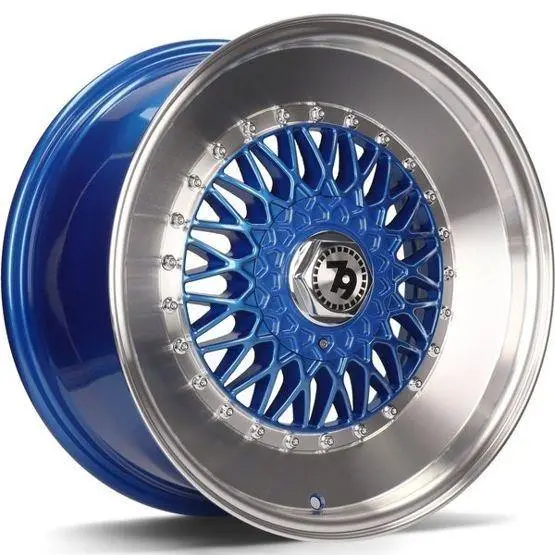 79Wheels Sv-F Blue Polished Lip 16*7 1