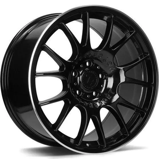 79Wheels Sv-H Gloss Black Polished Lip 18*8 1