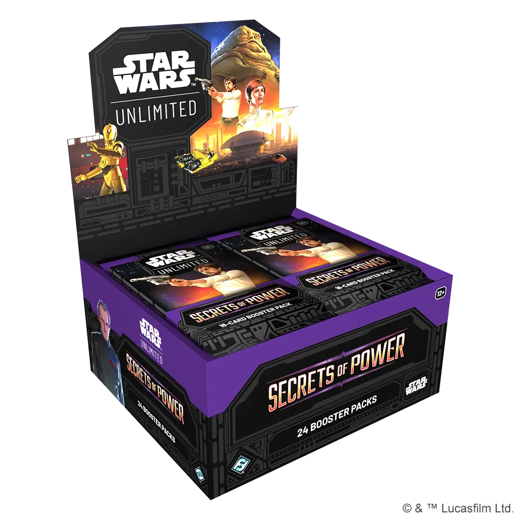 Star Wars: Unlimited - Secrets Of Power: Booster Display 1