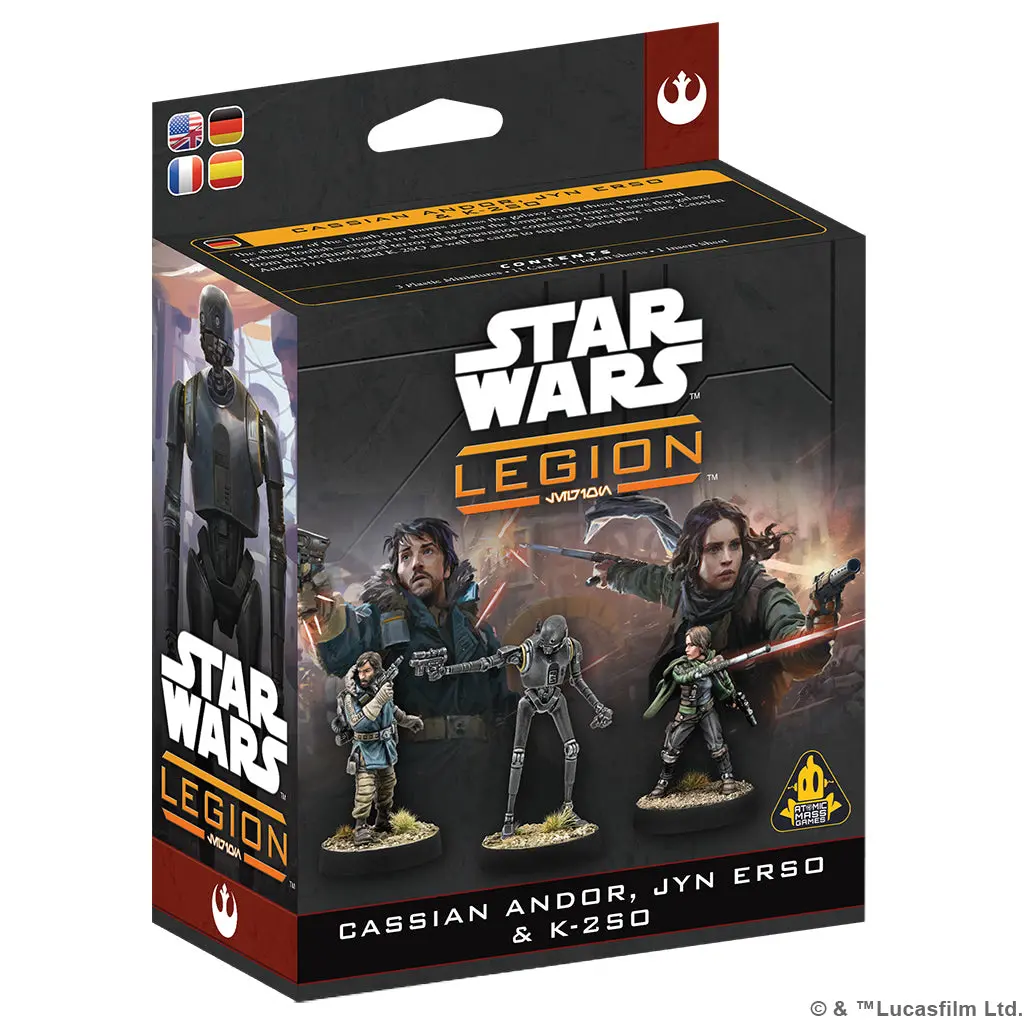 Star Wars: Legion - Cassian Andor, Jyn Erso & K-2So (Swq39) 1