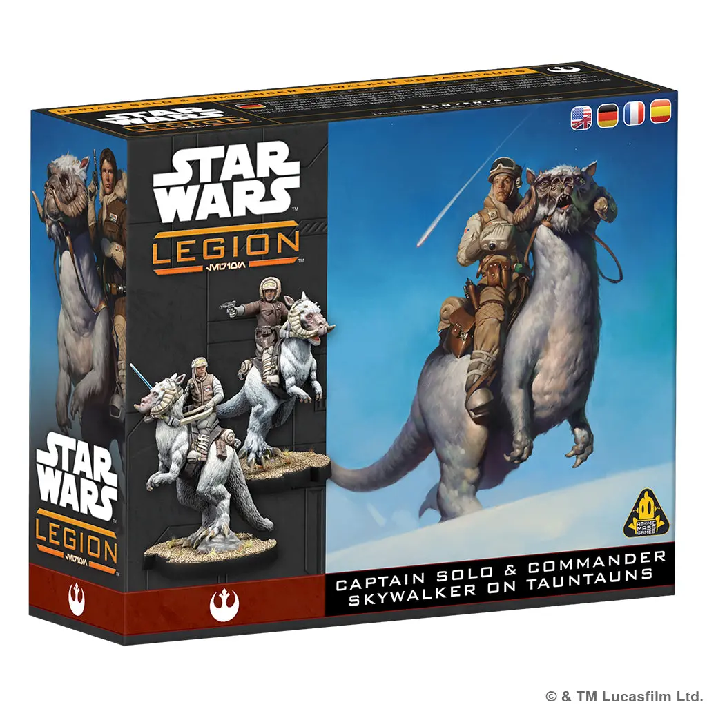 Star Wars: Legion - Captain Solo & Commander Skywalker On Tauntauns (Swq41) 1