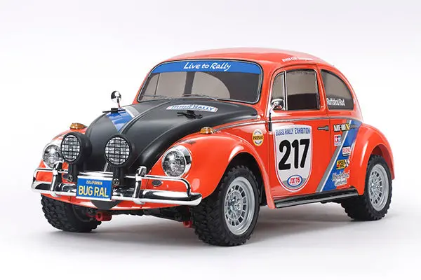 Tamiya 1/10 Rc Volkswagen Beetle Rally, W/ Mf-01X 58650 1