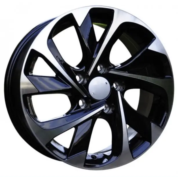 Replica For Toyota 1367 Black Polish 17*7 1