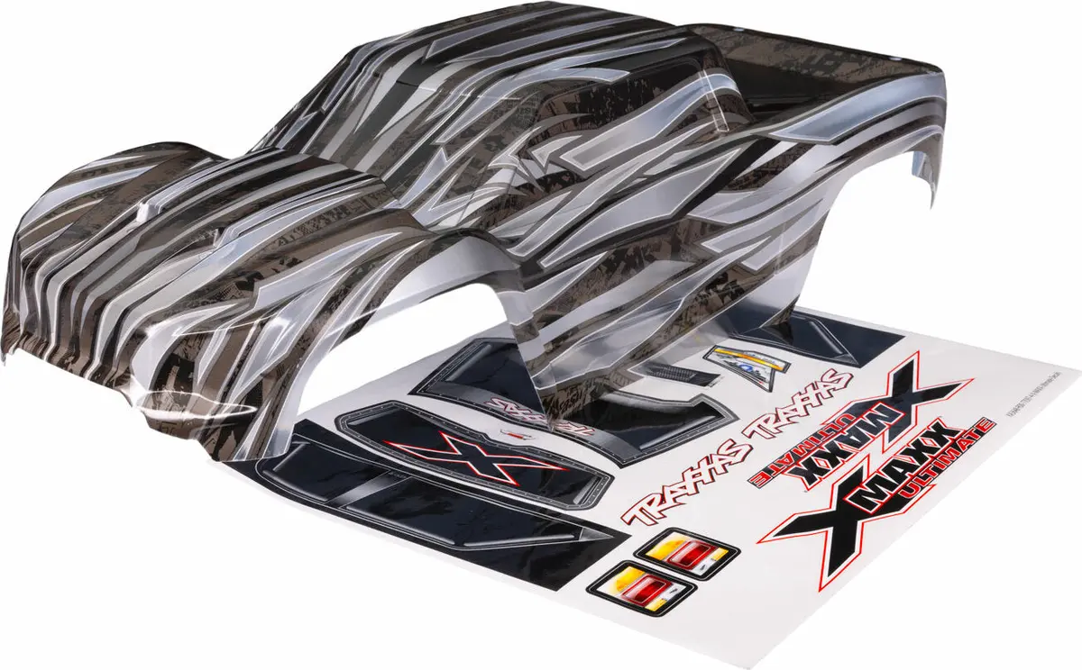 X-Maxx Ultimate Prographix Body Requires Painting 7868X 1