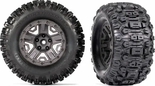 Tires And Wheels Char Gray 2.8 Wheel Sldgehammer 9072-Gray 1