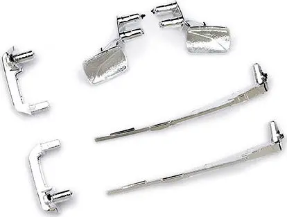 Door Handles (Left & Right)/ Mirrors, Side (Left & Right)/ Windshield Wipers (Fits #9811 Body) 9817 1