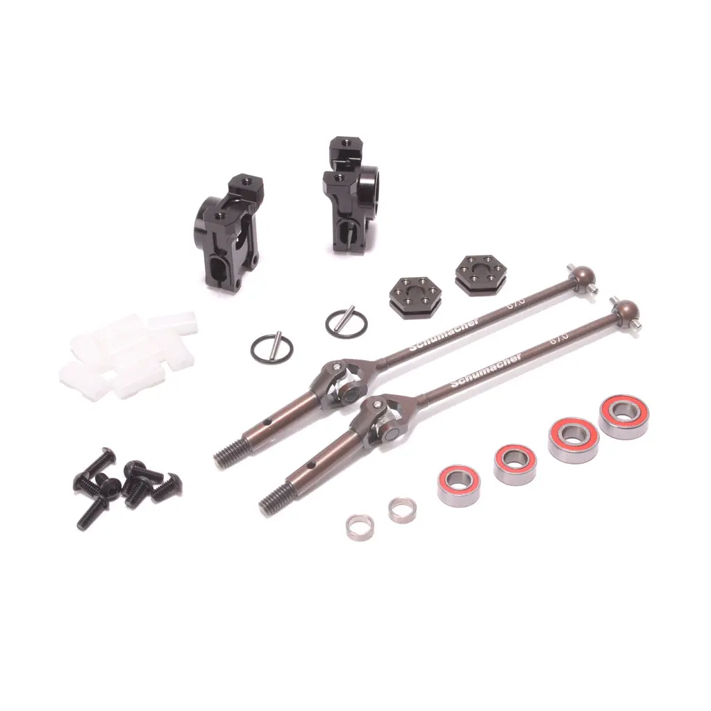 Schumacher Optional Alloy Rear Hub / Uj Assembly (-2Mm) - L1r U8802 1