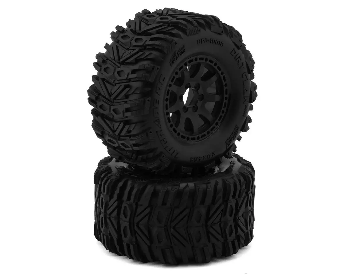Upgrade Rc Dirt Claw 2.2" Pre-Mounted Belted Tires For Traxxas® Mini Maxx® & Upg-10013 1