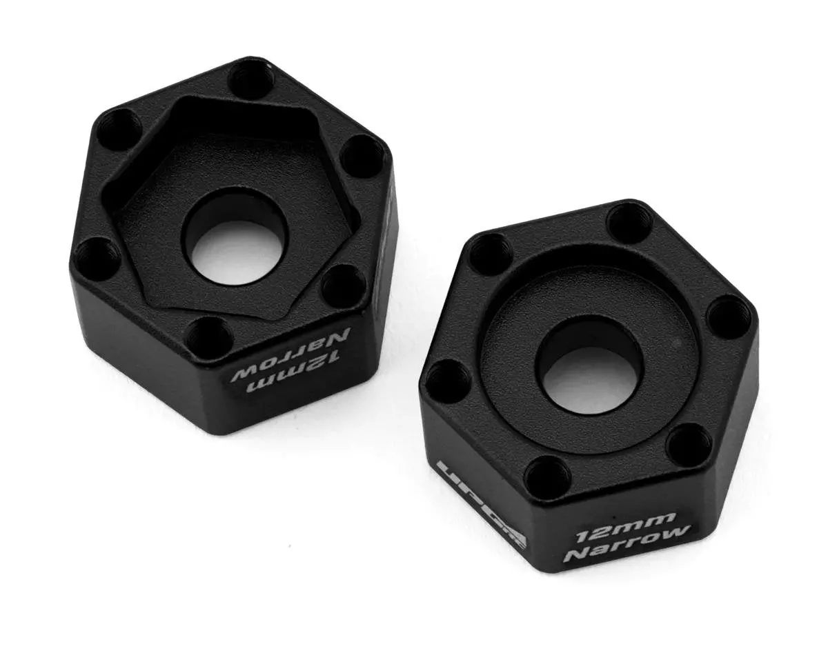 Upgrade Rc Aluminum 12Mm Hex Adapters For Upgrade Rc 2.8" Wheels (Black) (2) (Narrow) Upg-11002 1