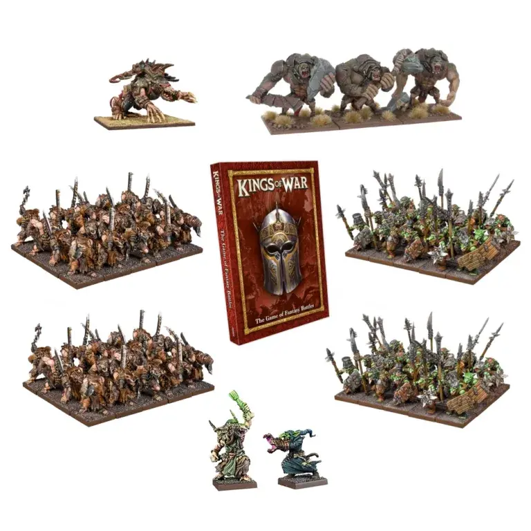 Kings Of War Kings Of War: War In The Holds - Two Player Starter Set Mgkwm112 1