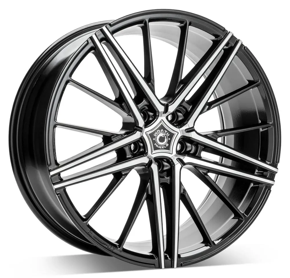 Wrath Wheels Wf5 Gloss Black Polish 19*8.5 1