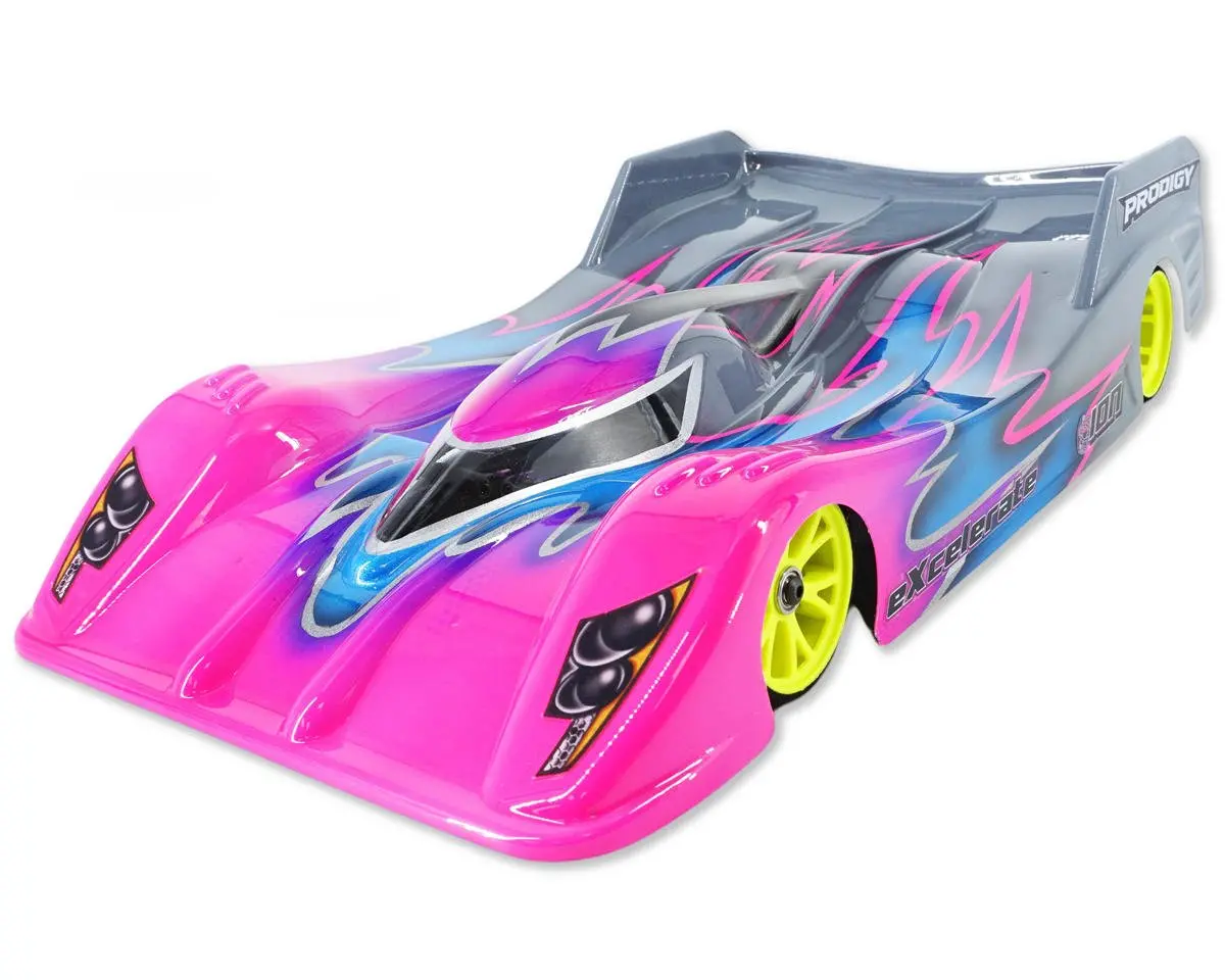 Excelerate Mach "S" 1/12 Scale On-Road Pan Car "Stock" Body (Clear) (.015") Xce-0517.015 1