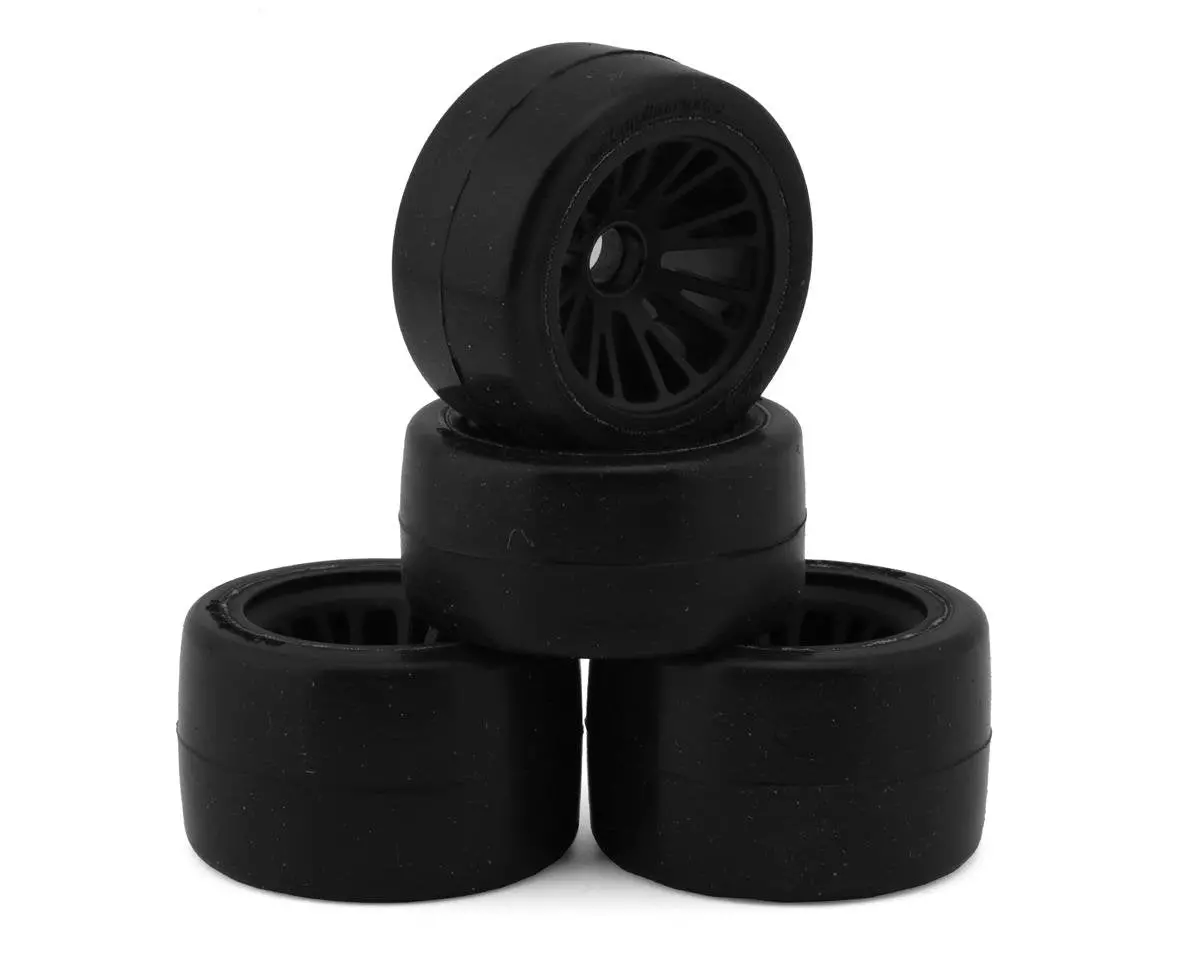 Excelerate F1 Front & Rear Rubber Pre-Mounted Tires Set (Medium/Soft) Xce-3062 1