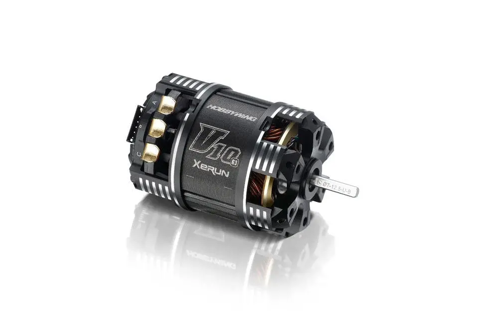 Hobbywing Xerun V10 G3, 6.5T Sensored Brushless Motor 30401109 1