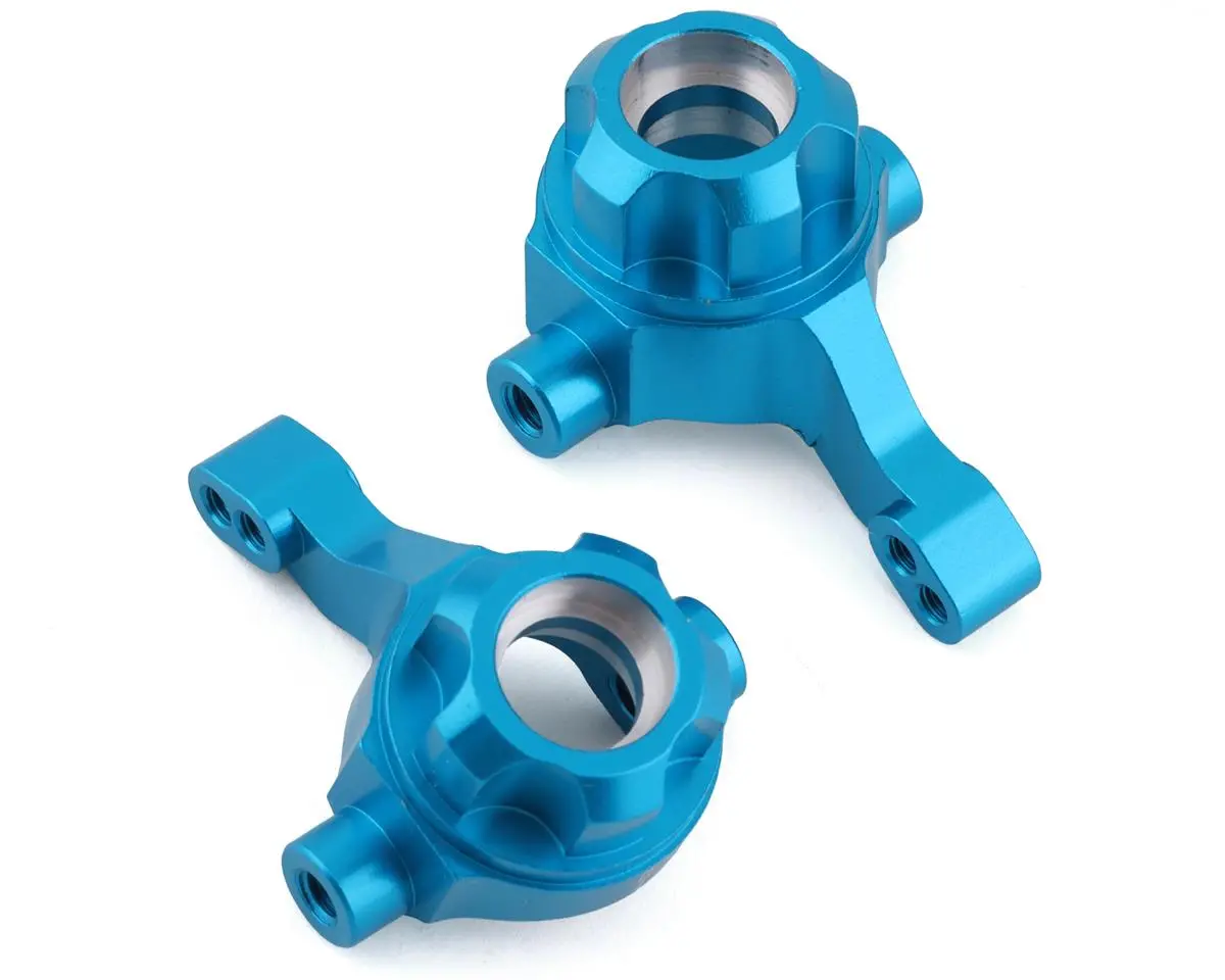 Yeah Racing Tamiya Tt-02B Aluminum Steering Knuckles (Blue) (2) Tatt-004Bu 1