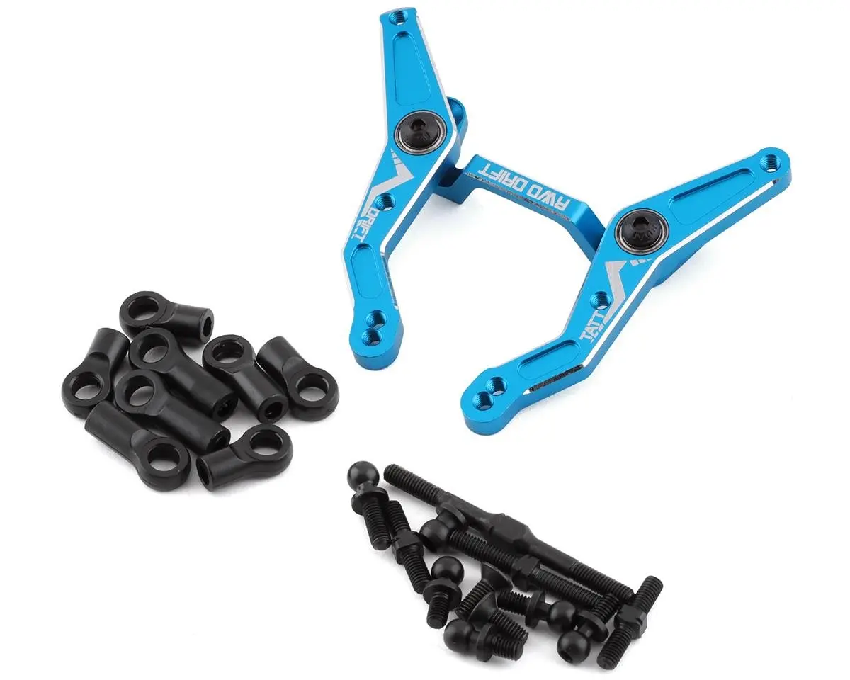 Yeah Racing Tamiya Tt-02 Rwd Aluminum Steering Rack (Blue) Yea-Tatt-014Bu 1