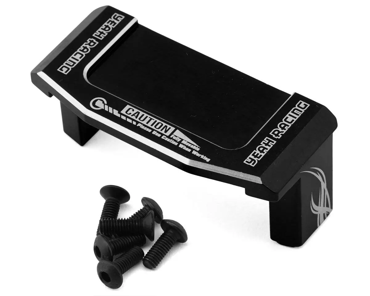 Yeah Racing Tamiya Tt-02 Cnc-Machined Aluminum Servo Mount (Black) Tatt-057Bk 1
