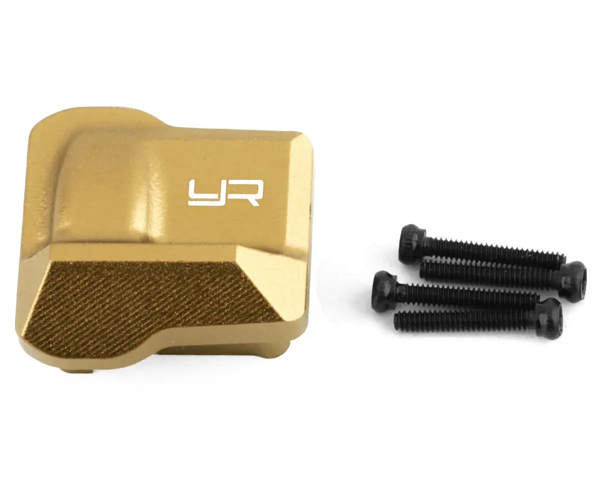 Yeah Racing Traxxas Trx-4M Brass Differential Cover (Gold) (13G) 1