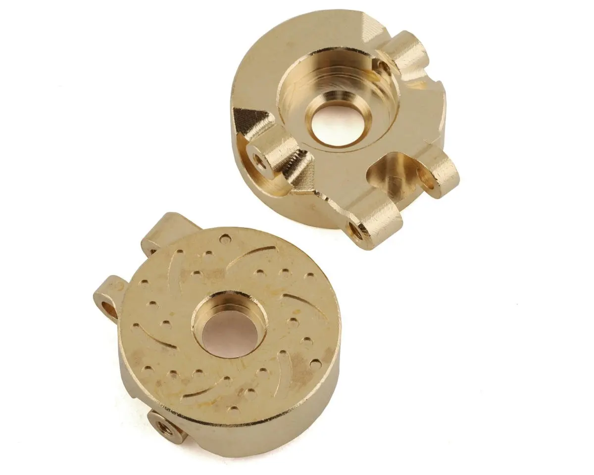 Yeah Racing Traxxas Trx-4M  Brass Steering Knuckles (Gold) (2) (20G) 1