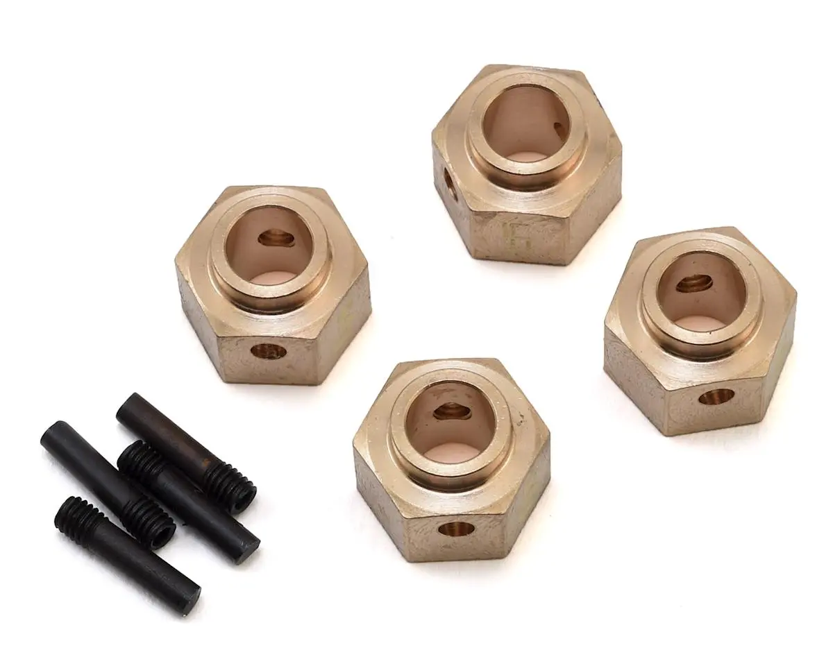 Yeah Racing Traxxas Trx-4 Brass Hex Adapter W/8Mm Offset (4) (6.75G) Yea-Trx4-037 1