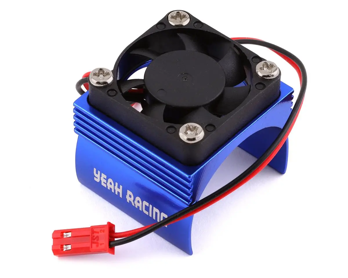Yeah Racing Aluminum 540 Motor Heat Sink W/ Cooling Fan Blue Ya-0410Bu 1
