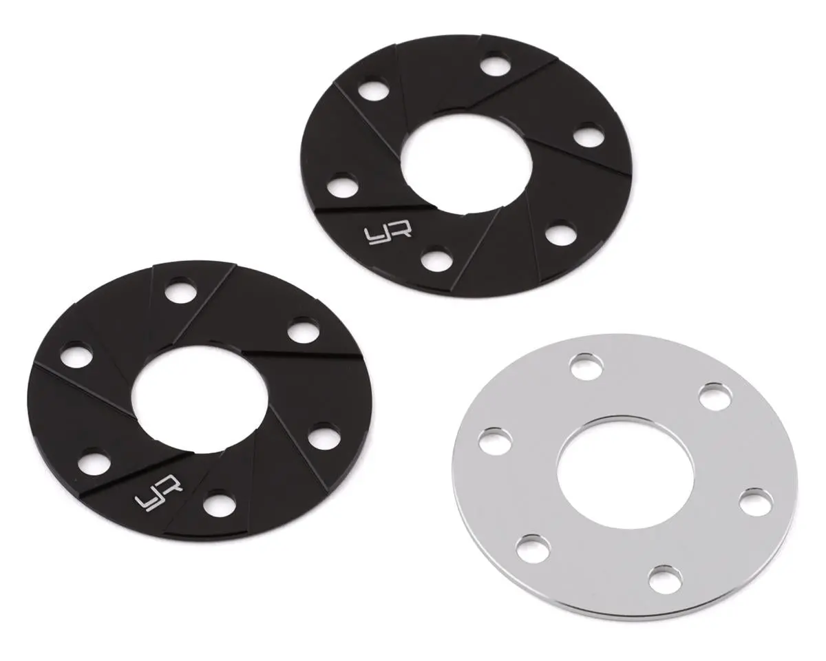 Yeah Racing Aluminum 540 Motor Spacer Heatsink 1Mm X 3Pcs Black Ya-0463Bk 1