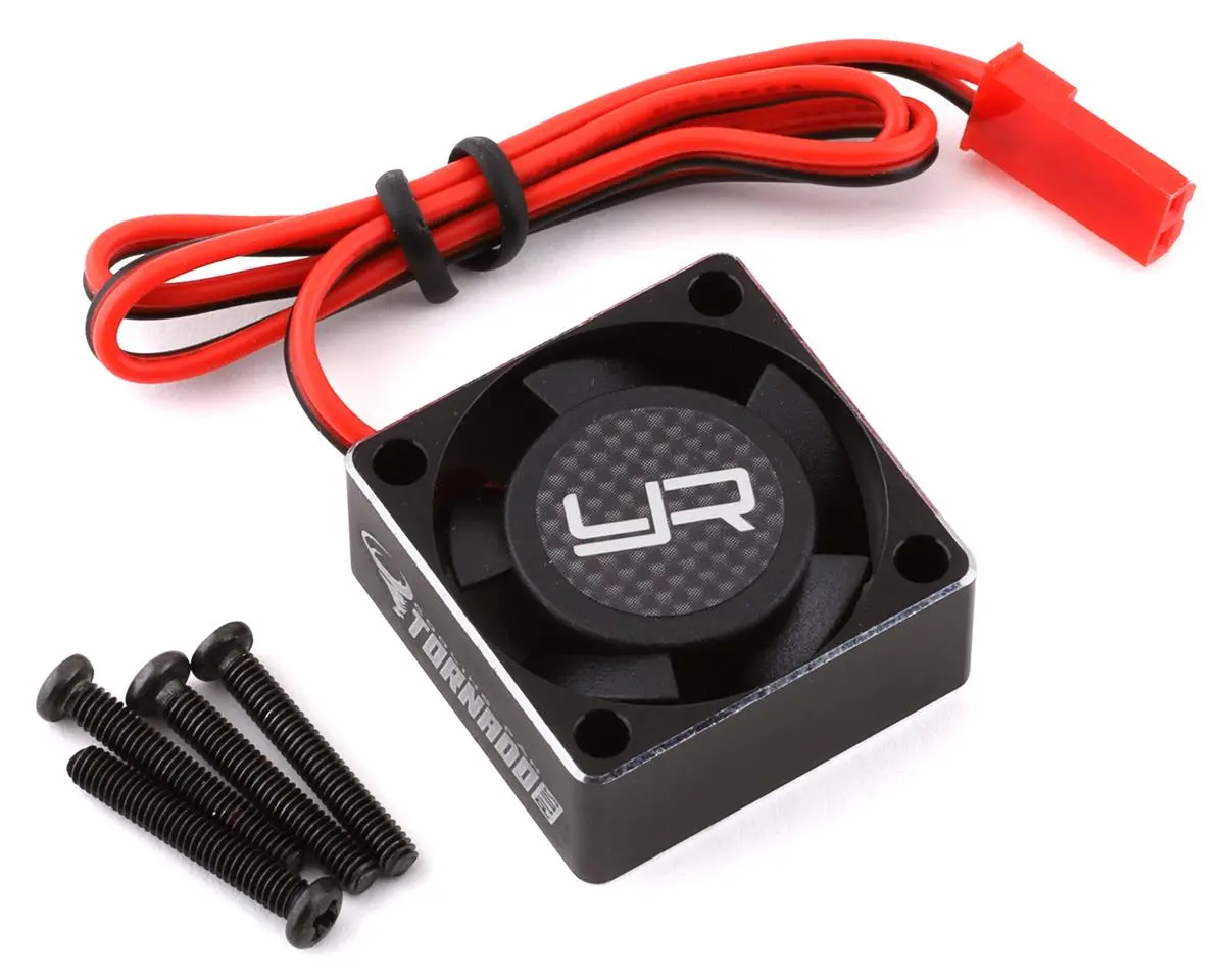 Yeah Racing Tornado Plus Aluminium Case High Speed Cooling Fan 25 X 25Mm Ya-0471Bk 1