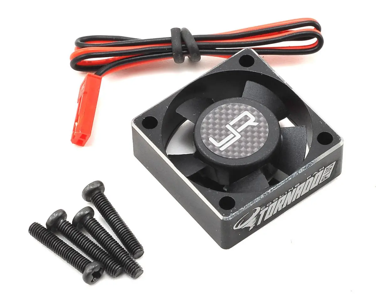 Yeah Racing Tornado Plus Aluminium Case High Speed Cooling Fan 30X30mm Ya-0472Bk 1