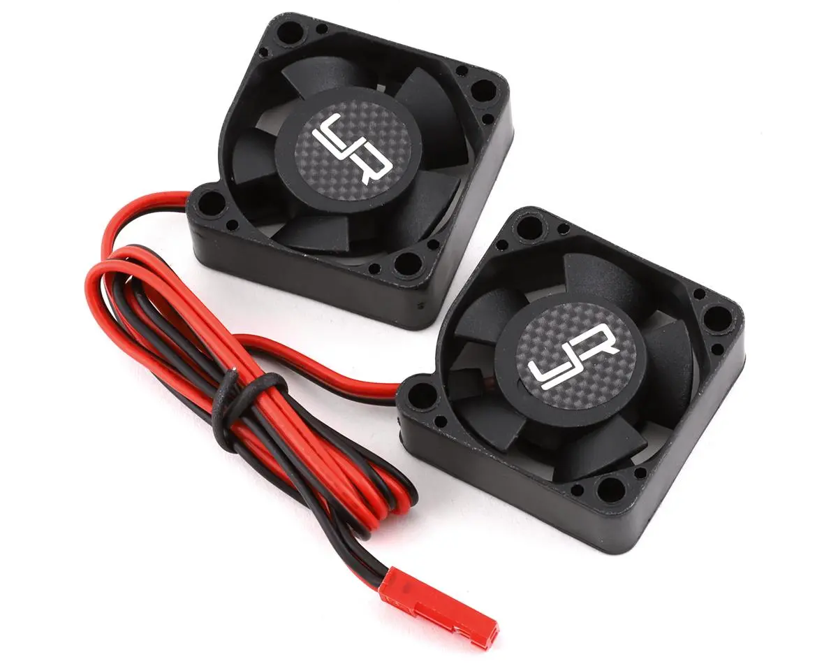 Yeah Racing Dual Tornado High Speed Fan 30X30mm For Motor Heat Sink Ya-0641 1