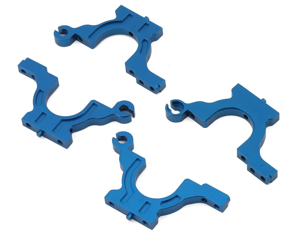 Yokomo Aluminum Lower Bulkhead Set (Blue) (Front/Rear) (Rs1.0/2.0) Rs-32Als 1