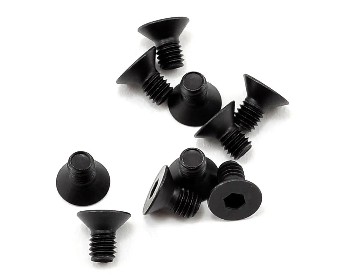 Yokomo 3X5mm Flat Head Hex Screw (10) Zc-F35a 1