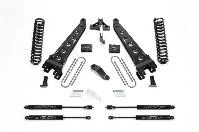 Fabtech 2019 Ford F450/550 4Wd 6In Radius Arm System W/Stealth Shocks 1