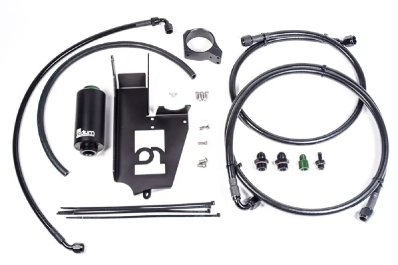 Radium Engineering Fuel Hanger Plumbing Kit Mitsubishi Evo 8/9 - Stainless Filter 1