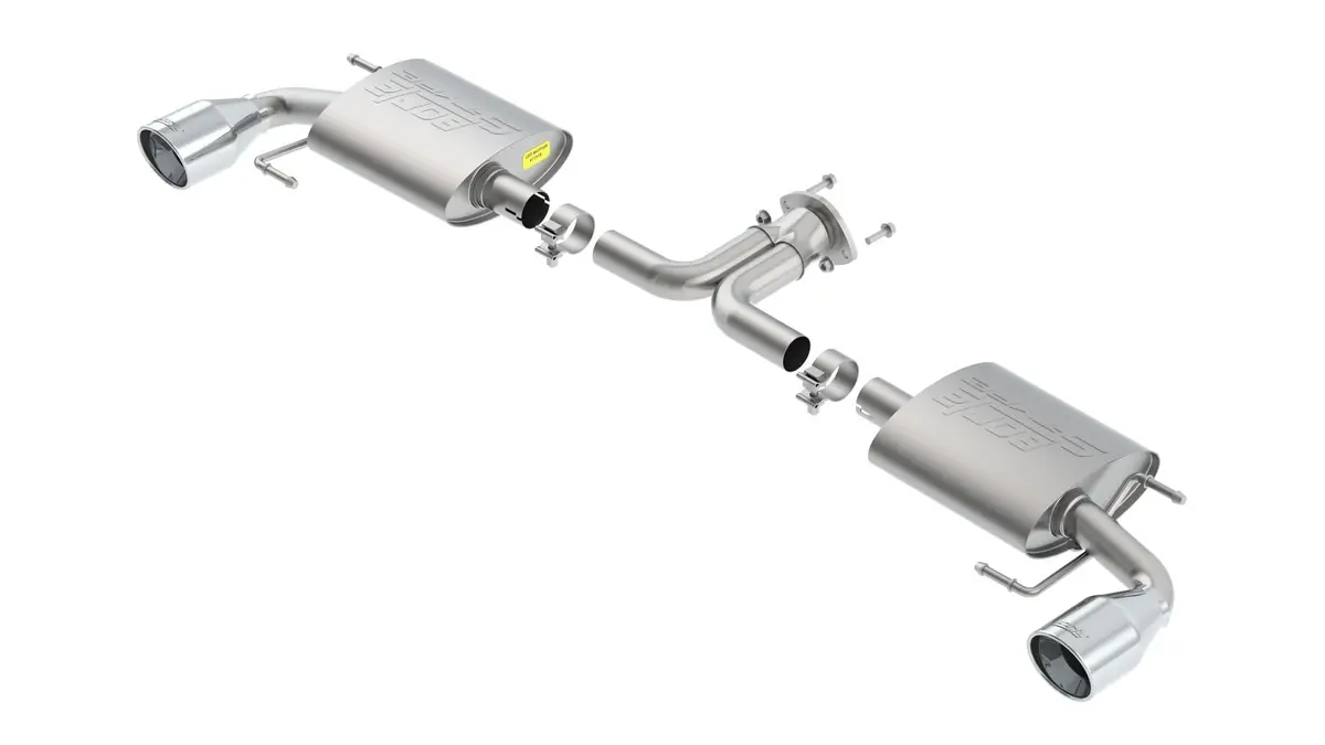 Borla Axle-Back Exhaust System S-Type For 2014-2018 Mazda 3 1
