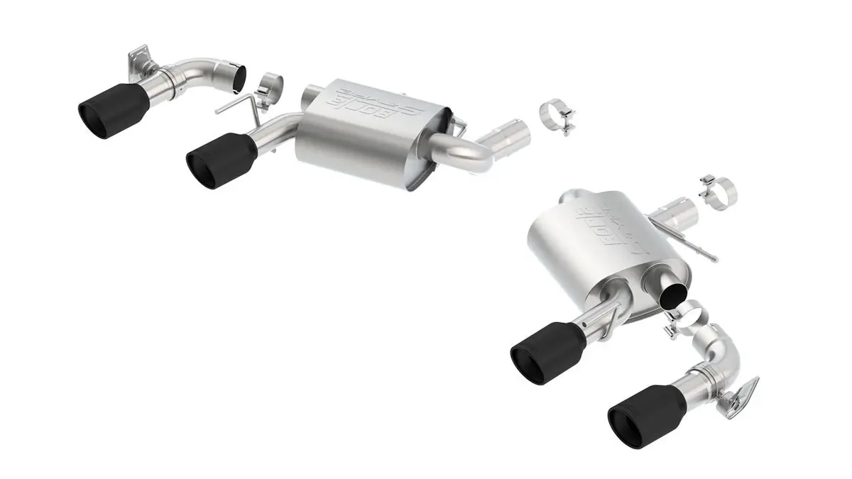 Borla S-Type Axle-Back Exhaust System For 2016–2021 Chevrolet Camaro Ss 1