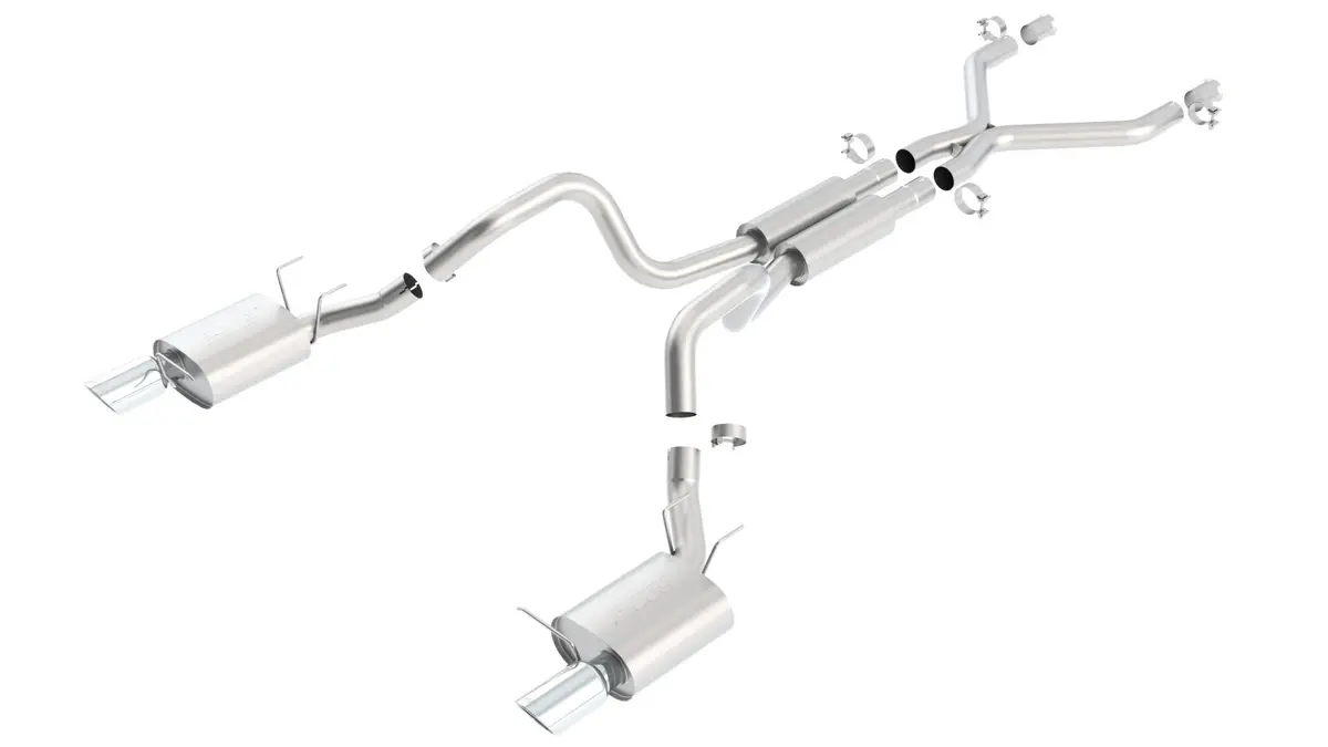 Borla S-Type Cat-Back Exhaust System For 2011–2012 Ford Mustang Gt 1