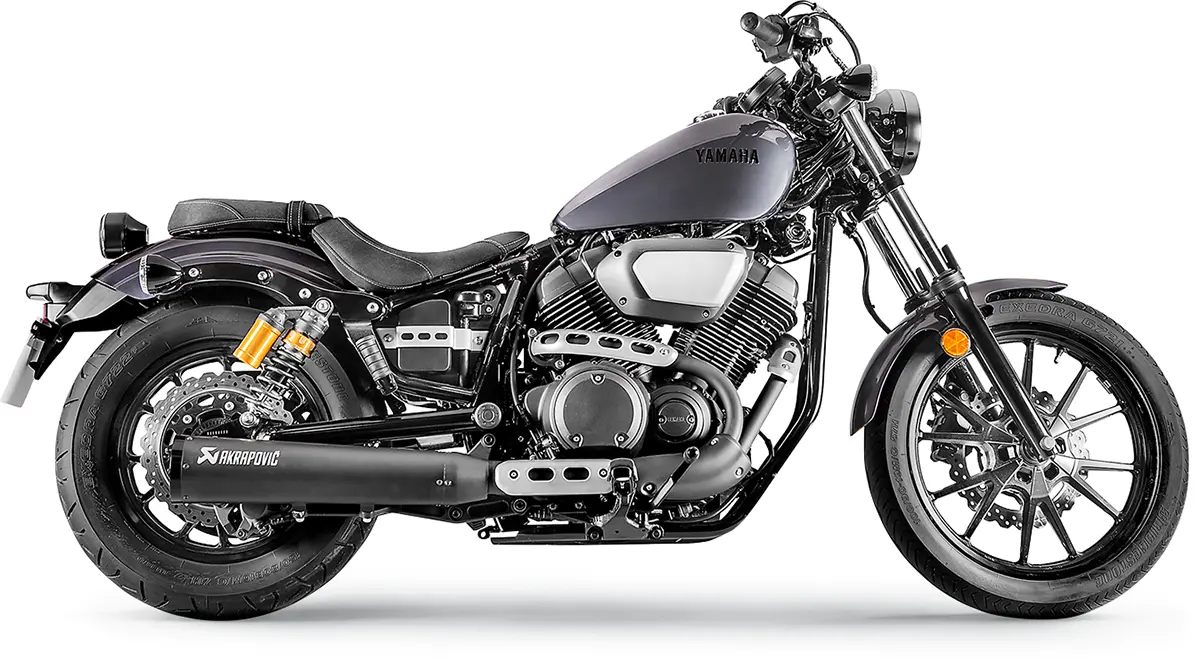 Akrapovič Slip-On Muffler – Stainless Steel Construction, Black Finish (Model S-Y9So4Hbbossbl) 1