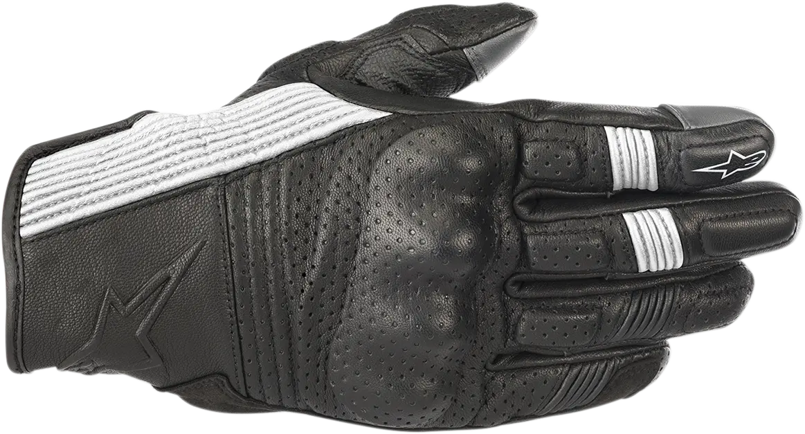 Alpinestars Mustang V2 Motorcycle Gloves – Black/White, Size Xl (Model 3566118-12-Xl) 1