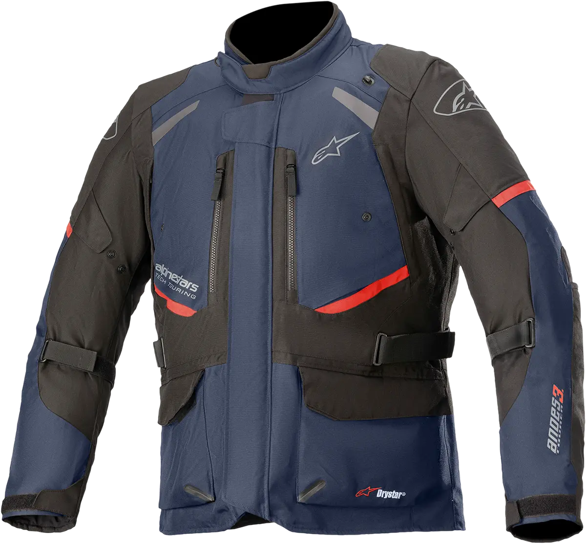 Alpinestars Andes V3 Drystar Waterproof Riding Jacket – Blue/Black, Size 4Xl (Model 3207521-7109) 1