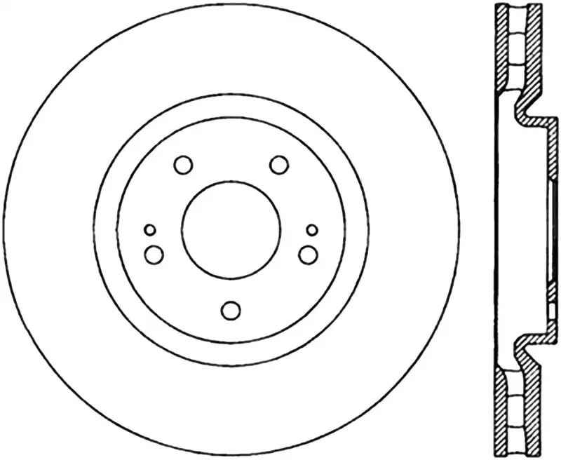 Stoptech Slotted And Drilled Sport Brake Rotors – Performance Replacement Discs 1