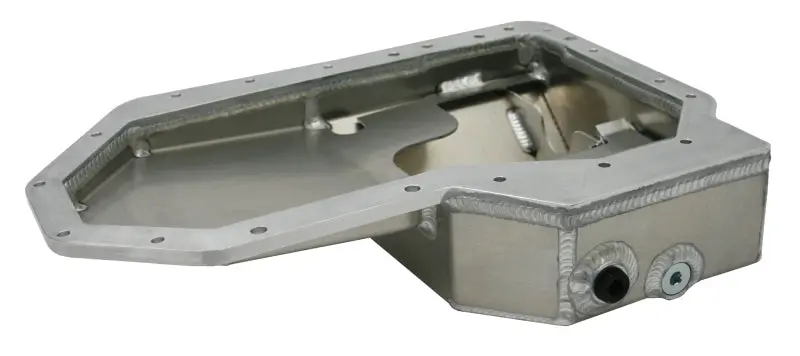 Moroso Baffled Aluminum Oil Pan — Extra-Capacity Design For Mitsubishi Evo X With Factory A/C 1