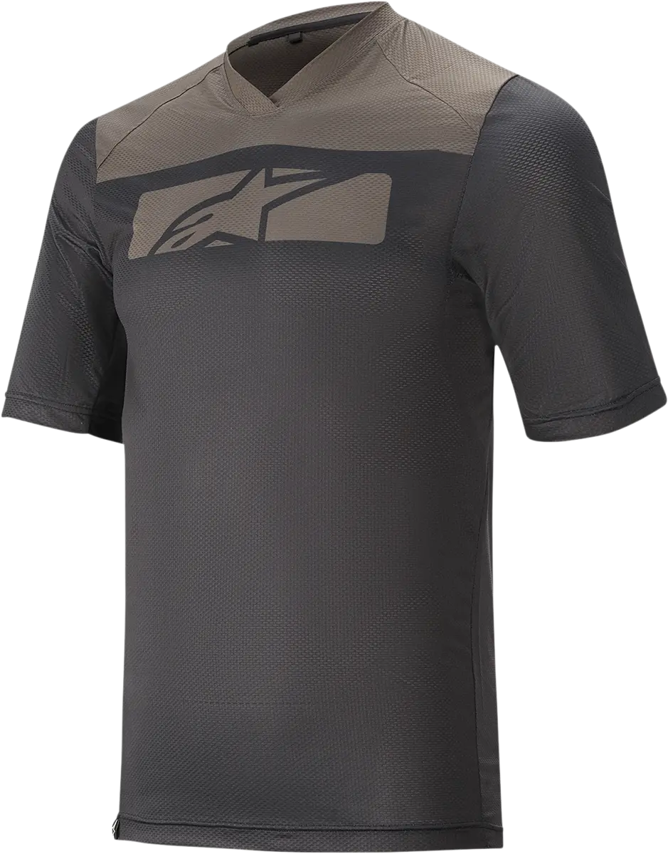 Alpinestars Drop 4.0 Short-Sleeve Motocross Jersey – Black/Gray, Size Small 1
