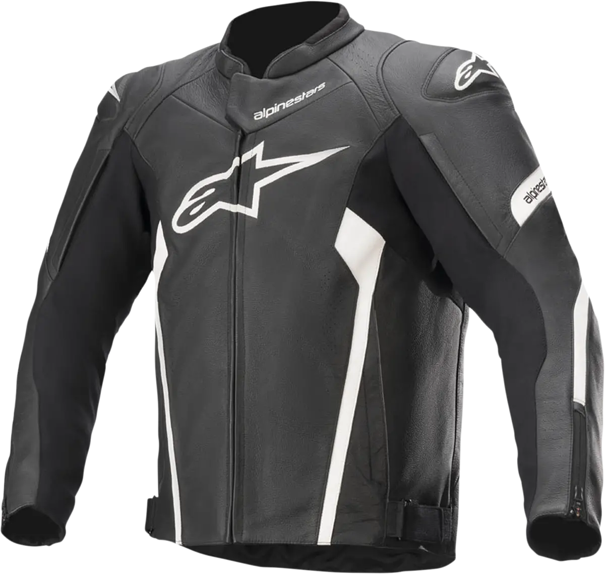 Alpinestars Faster V2 Leather Jacket - Black/White - Us 46 / Eu 56 3103521-12-56 1